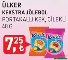 ÜLKER KEKSTRA JÖLEBOL KEK 40 G ÜLKER KEKSTRA JÖLEBOL KEK 40 G